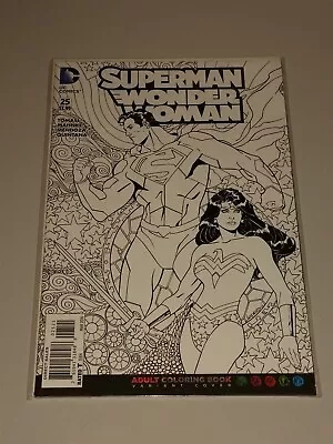 Buy Superman Wonder Woman #25 Sketch Variant Nm (9.4 Or Better) Dc Comics March 2016 • 6.83£