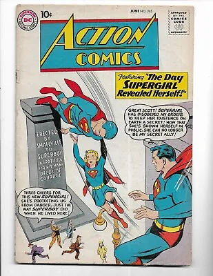 Buy Action Comics 265 - Vg- 3.5 - Superman - Supergirl (1960) • 44.83£