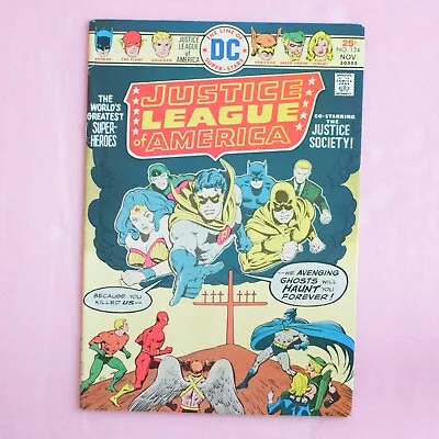 Buy Comic Book - JUSTICE LEAGUE OF AMERICA #124 - 1975 • 7.75£