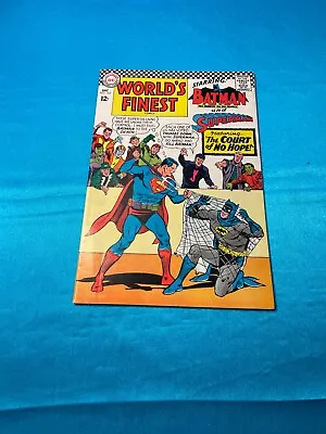 Buy World's Finest #163, Dec. 1966, Batman! Superman! Very Fine Minus Condition • 23.71£