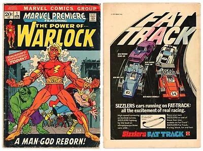 Buy Marvel Premiere #1 (VG/FN 5.0) 1st App Him Adam Warlock GOTG 3 1972 Hulk Thor • 98.73£