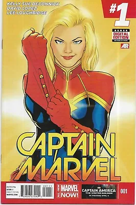 Buy CAPTAIN MARVEL #1 Marvel Now! May 2014 Kelly Sue DeConnick/David Lopez • 11.76£