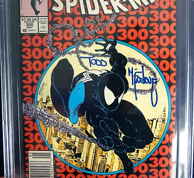Buy Amazing Spider-Man #300 Signed Todd Mcfarlane CBCS 7.0 NEWSSTAND Full Signature • 559.66£