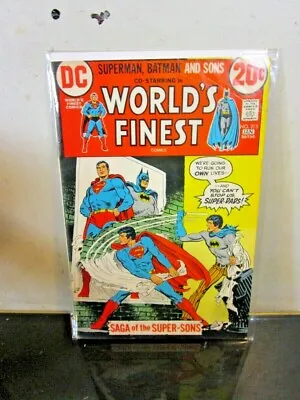 Buy WORLD’S FINEST #215 : DC Comics Jan 1973  1st App Batman & Superman Sons BAGGED • 32.73£