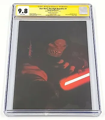 Buy Star Wars The High Republic #7 Cgc Ss 9.8 Virgin Variant Cover C Mike Mayhew • 237.14£