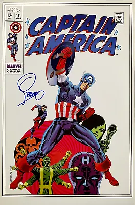 Buy JIM STERANKO Signed CAPTAIN AMERICA #111 Cover Print Poster, 11 X17  • 90.13£