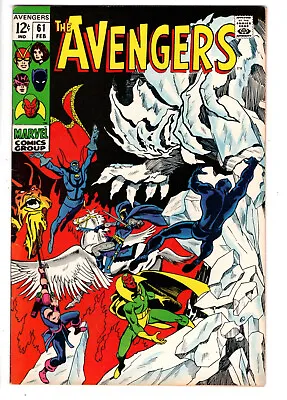Buy Avengers #61 (1969) - Grade 7.0 - 1st Appearance Quinjet - Doctor Strange! • 39.44£