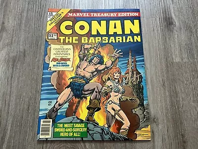 Buy Marvel Comics Treasury Edition #15 Conan The Barbarian 1977 Giant Comic Book • 63.72£