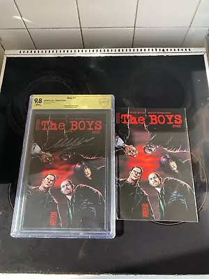 Buy The Boys #1 CBCS 9.8 Graded Dynamite 2nd Printing BAM! Box Signed By Garth Ennis • 100£