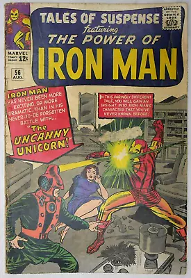 Buy Tales Of Suspense #56 Iron Man Marvel Comics (1964) • 39.95£