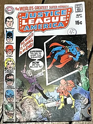 Buy VINTAGE DC COMICS JUSTICE LEAGUE AMERICA COMIC MAY No.80 VGC FOR AGE • 2.99£