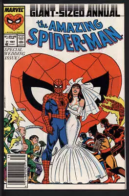 Buy Amazing Spider-man Annual #21 6.5 // Marriage Of Peter Parker & Mary Jane 1980 • 26.88£
