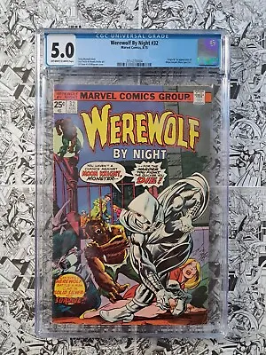 Buy 🔥werewolf By Night #32 Cgc 5.0 First Appearance Of Moon Knight Marc Spector!🔥 • 750.75£