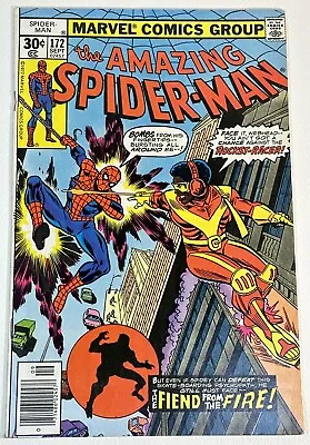 Buy Amazing Spider-Man #172 NM-  1st Appear Of Rocket Racer  KEY Marvel Comics 1977 • 26.64£