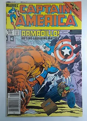 Buy 1985 Captain America 308 NM.NEWSTAND VARIANT.First App. Armadillo. VERY NICE CP • 25.66£