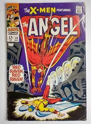 Buy Marvel Comics X-Men #44 1st Silver Age Appearance Red Raven; Iceman Origin FN- • 40.01£