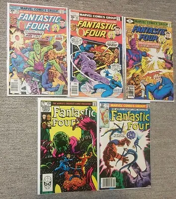 Buy Fantastic Four 5 Issue Comics Lot 176,182,212,235,256 Fine-VF Galactus Annihilus • 31.97£