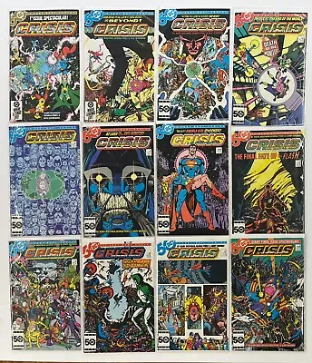 Buy Crisis On Infinite Earths #1-12 Complete Set DC Comics 1985 - Marv Wolfman VF-NM • 118.30£
