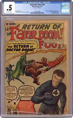 Buy Fantastic Four #10 CGC 0.5 1963 4212321006 • 126.50£