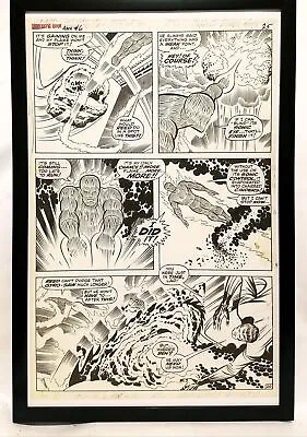Buy Fantastic Four Annual #6 Pg. 20 By Jack Kirby 11x17 FRAMED Original Art Poster M • 47.35£