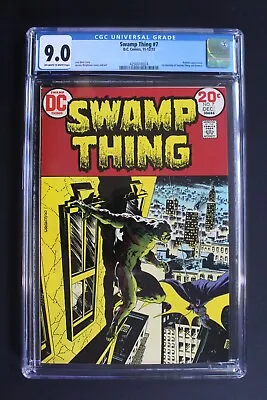 Buy SWAMP THING #7 1st Meets BATMAN 1973 Conclave JLD DC Movie TV WRIGHTSON CGC 9.0 • 138.77£