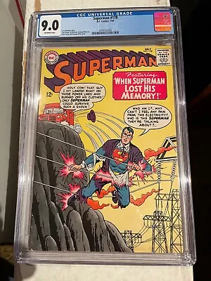 Buy Superman #178 CGC 9.0 VF/NM, OW, Movie! • 107.90£