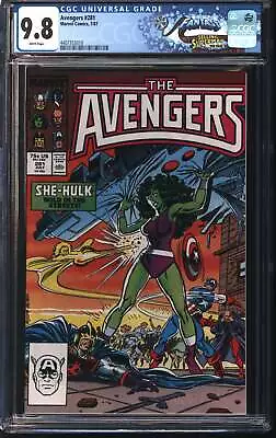Buy Marvel Avengers 281 7/87 FANTAST CGC 9.8 White Pages • 173.93£