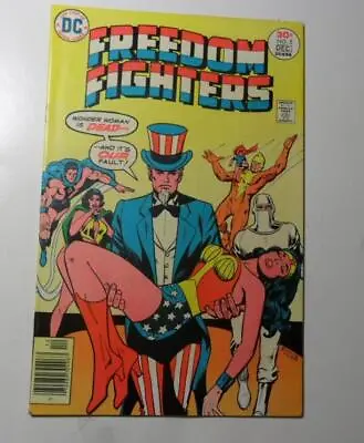 Buy Freedom Fighters  #5 Dc Comics Dec 1976  Vf/nm 9.0 Uncle Sam Wonder Woman • 9.93£