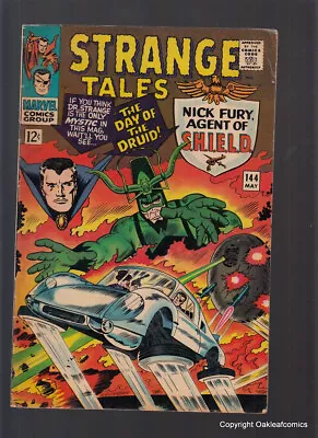 Buy Strange Tales 144 Marvel Comics 1st App Jasper Sitwell SHIELD Agent MCU VG-F • 19.71£