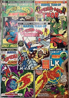 Buy Marvel Team Up 3, 7, 10, 18, 25 Marvel 1972-74 Comics • 20.10£