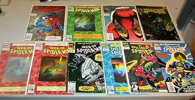 Buy U PICK Spider-man Hologram Comic NM Amazing 375 Web Of 90 100 Spectacular 189 ++ • 3.15£