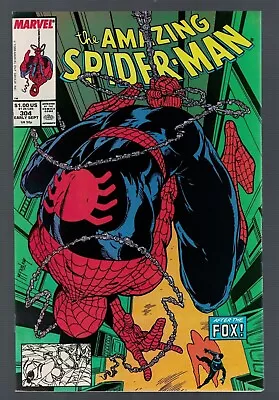 Buy Marvel Comics Amazing Spiderman 304 1988 VFN+ 8.5 • 15.99£
