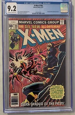Buy Uncanny X-Men #106 CGC 9.2 1977 Marvel Comics • 143.91£
