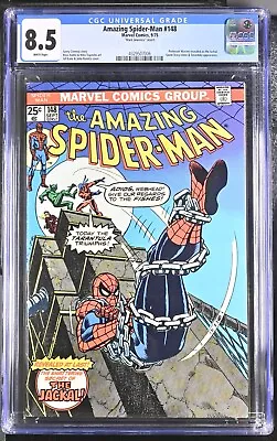 Buy Amazing Spider-man #148 Cgc 8.5 Vf+ / Jackal Appearance / Marvel Comic • 81.09£