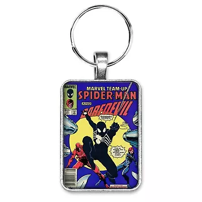 Buy Marvel Team-Up Spider-Man And Daredevil #141 Cover Key Ring Or Necklace Comic • 10.42£
