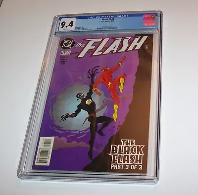 Buy Flash #141, Volume 2 - DC 1998 Modern Age Issue - NM 9.4  (Black Flash) • 116.62£