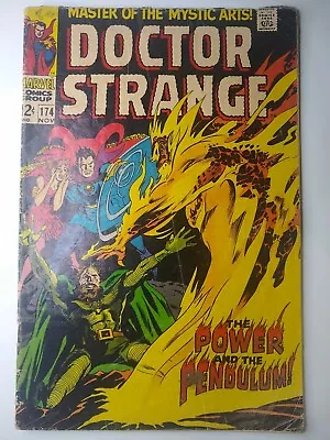 Buy Marvel Comics Doctor Strange #174 1st Appearance Of Satannish; Roy Thomas VG/FN • 13.35£