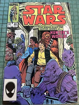 Buy Star Wars #85 Direct Marvel 1984 Low Print Run Luke Darth Vader Han Lando • 11.06£