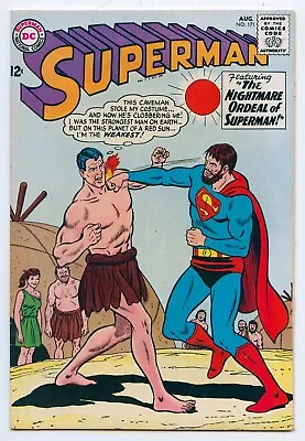 Buy Superman # 171 FINE 6.0 Nice! 1964 Silver Age DC Nightmare Ordeal Of Superman! • 35.58£