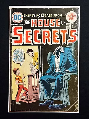 Buy HOUSE OF SECRETS Vol 1 #128 (DC Feb 1975) Classic Post-Code 70's Horror! • 1.59£