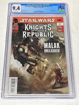 Buy Star Wars Knights Of The Old Republic #42 CGC 9.4 NM White Pages Origin Of Revan • 86.73£
