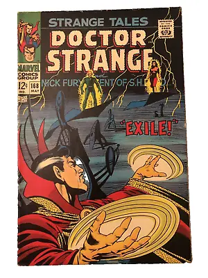 Buy Strange Tales 168 5.5 Slight Staple Rust Top Staple Discolor Lower 1968 Pq • 22.07£