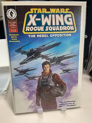 Buy Star Wars: X-Wing Rogue Squadron #1 - Signed By Mike Barron & Allen Nunis W/COA • 78.04£