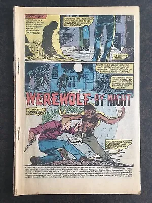 Buy Marvel Spotlight #2 1st Werewolf By Night 1972 Origin Conway Mcu Disney+ Special • 119.92£