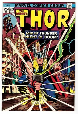 Buy The Mighty Thor #229 (Marvel 1974) WOLVERINE Advertisement Missing MVS VF+ 8.5 • 31.67£