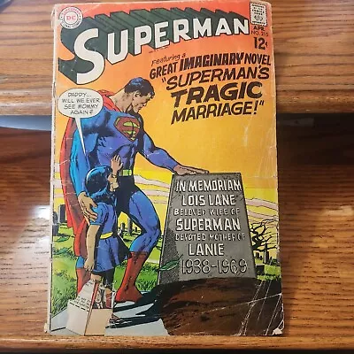 Buy SUPERMAN #215 (DC: 1969) Neal Adams Lois Dies Again GD (2.0) • 7.71£