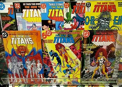 Buy The NEW TEEN TITANS Lot (8) DC Comics 1988 #4 14 17 18 19 22 25 46 WOLFMAN FN NM • 10.24£