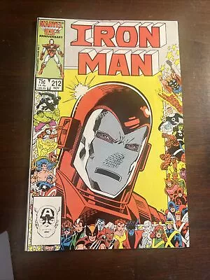 Buy Iron Man 212 25th Anniversary Issue 1986 • 7.93£