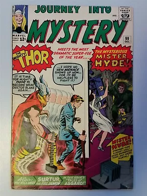 Buy Thor Journey Into Mystery #99 Vg (4.0) December 1963 Marvel Comics ** • 79.99£