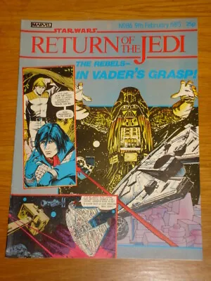 Buy Star Wars Return Of The Jedi #86 February 9 1985 British Weekly Comic • 5.99£